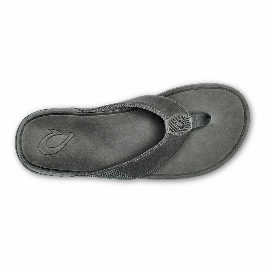 Sandalias Olukai Tuahine - Chanclas Hombre Grises 20524-189